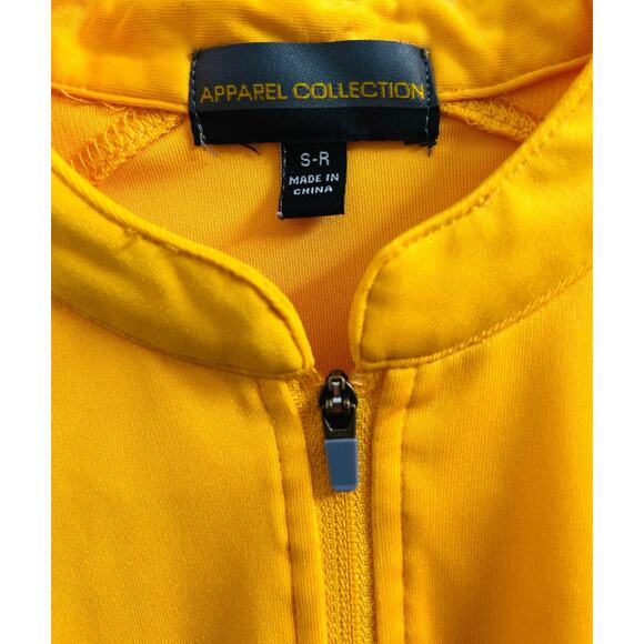 McDonald’s Employee Shirt Polo Quarter Zip Yellow Gold Uniform Top Small - Picture 3 of 6